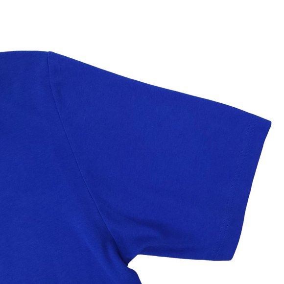 C-Buk Cutter Buck Polo Golf Shirt Mens Size XXL Top Short Sleeve Blue Gold - Picture 10 of 12